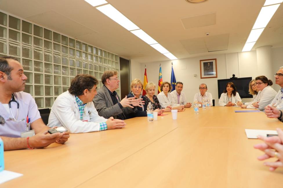 Reunión de coordinación ante el coronavirus de la Generalitat Valenciana