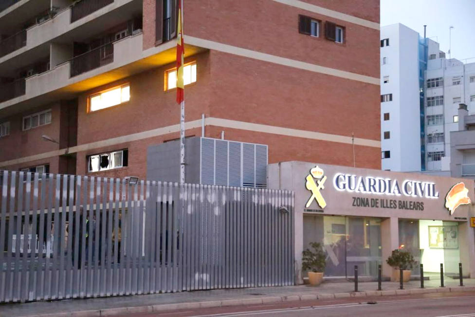 Imagen del edificio de la Guardia Civil en Palma