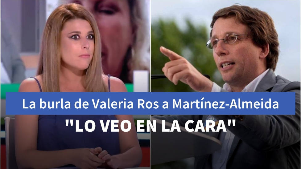 Valeria Ros se burla de la vida sentimental de Almeida en Zapeando con este comentario en directo