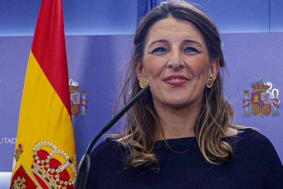 Yolanda Díaz, Ministra de Trabajo y de cuya cartera depende el SEPE