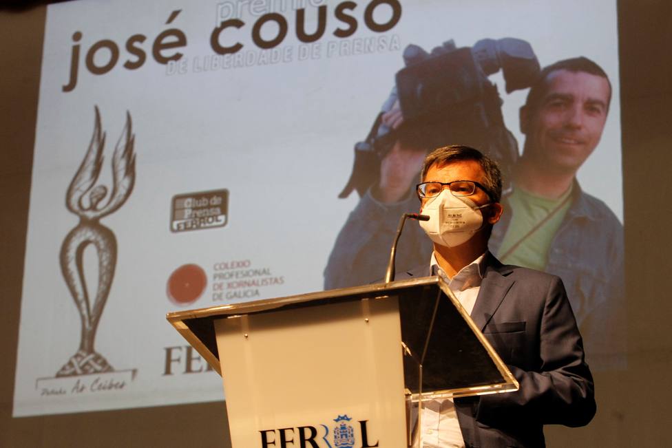 Rico, ganador de la XVII edición del Premio José Couso de Libertad de Prensa - FOTO: EFE / Kiko Delgado