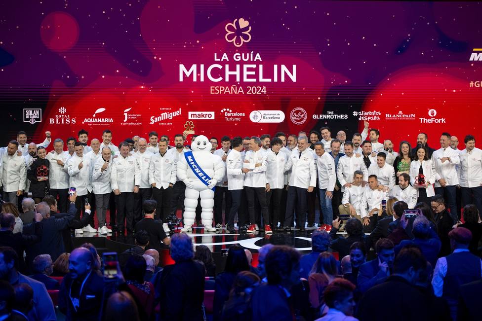 Todos los cocineros chefs de restaurantes premiados con estrella en la Guí­a Michelin 2024