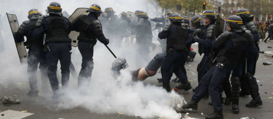 La policía francesa ha reducido a los manifestantes. REUTERS/Eric Gaillard