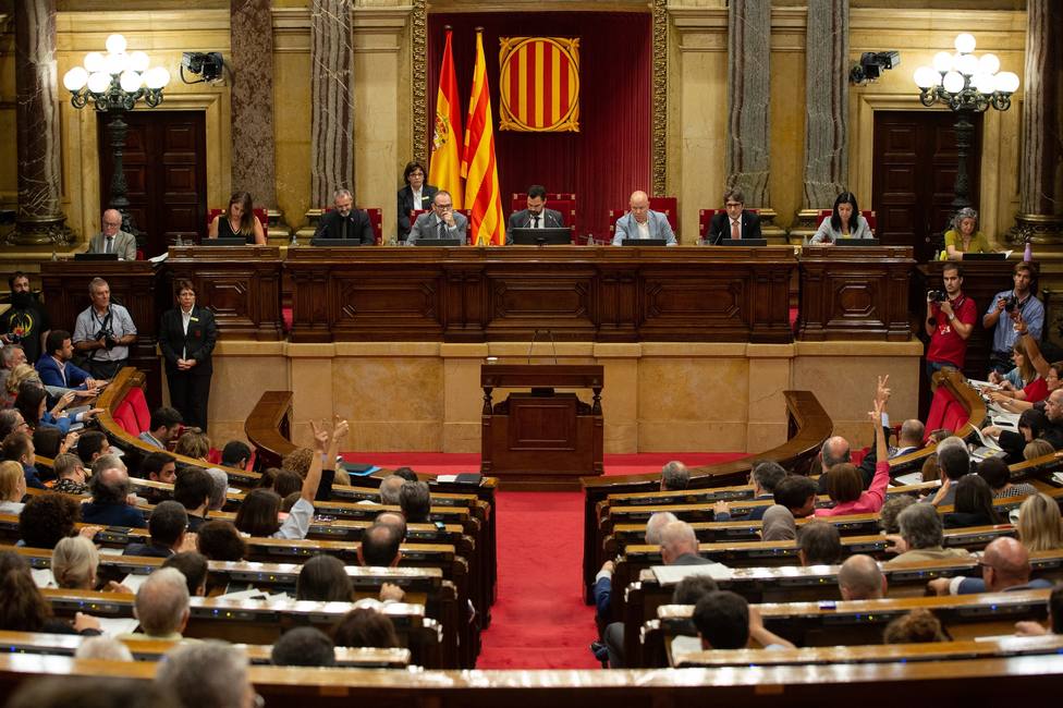 El Parlament catalán aprueba dos declaraciones en favor de los CDR acusados de terrorismo