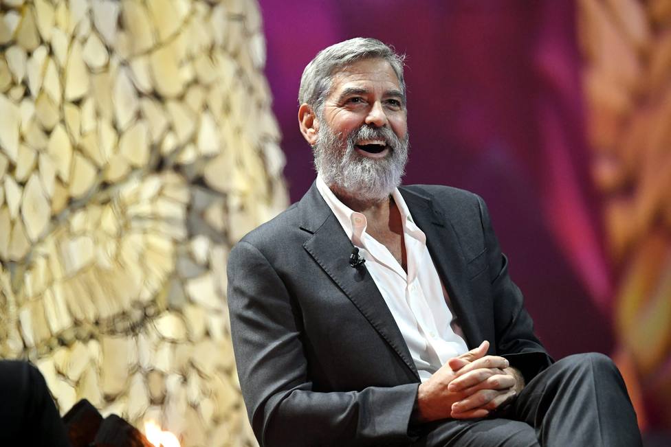 George Clooney rueda en La Palma Good Morning, Midnight, de Netflix