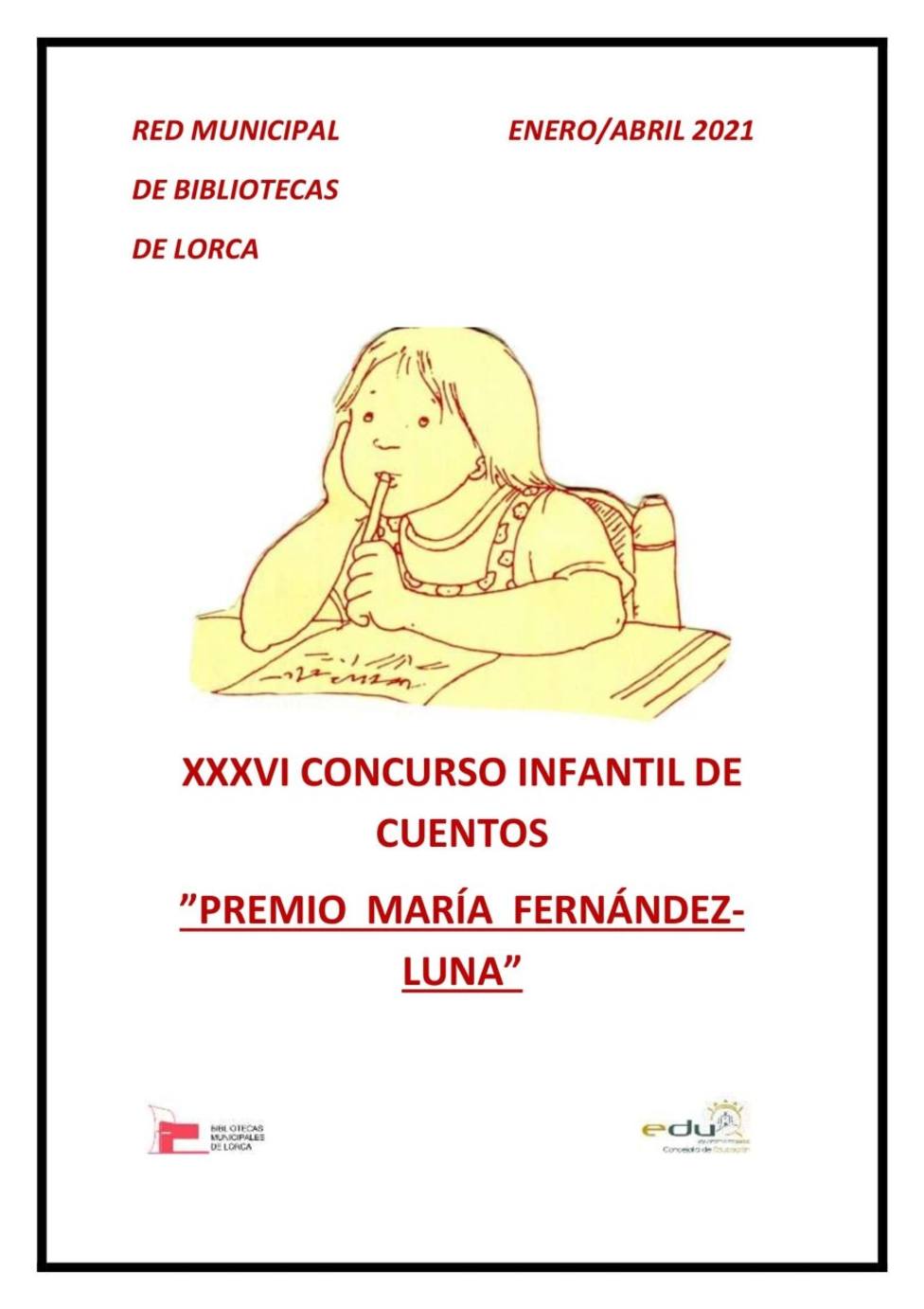 Abierto el plazo para participar en el XXXVI Concurso Infantil de Cuentos ‘Premio María Fernández-Luna’