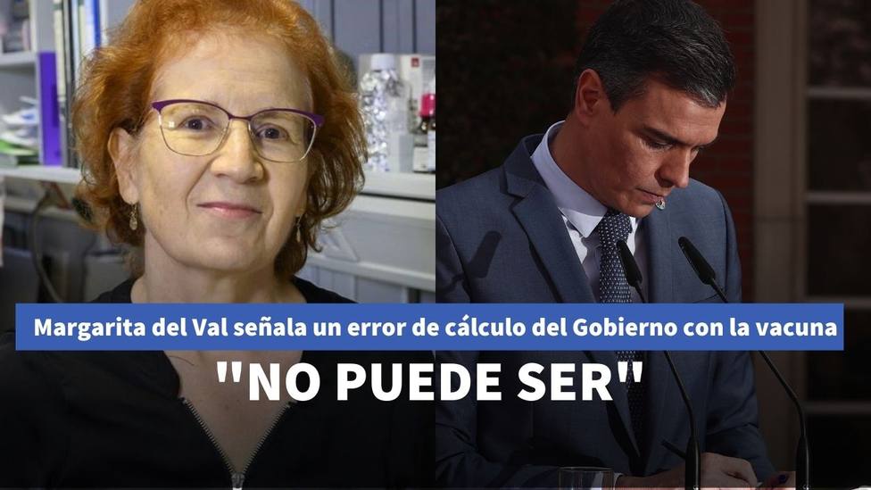 Margarita del Val se sale del guion para explicar al Gobierno su error de cálculo con la vacuna: No puede
