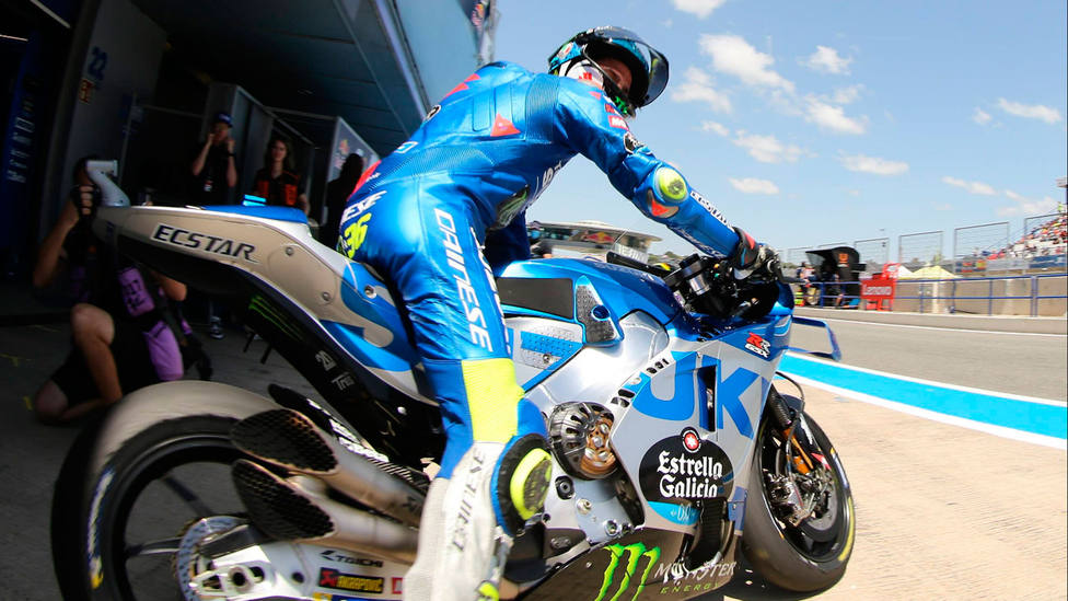 Joan Mir, piloto de Suzuki, durante el GP de España de MotoGP, en Jerez de la Frontera. CORDONPRESS