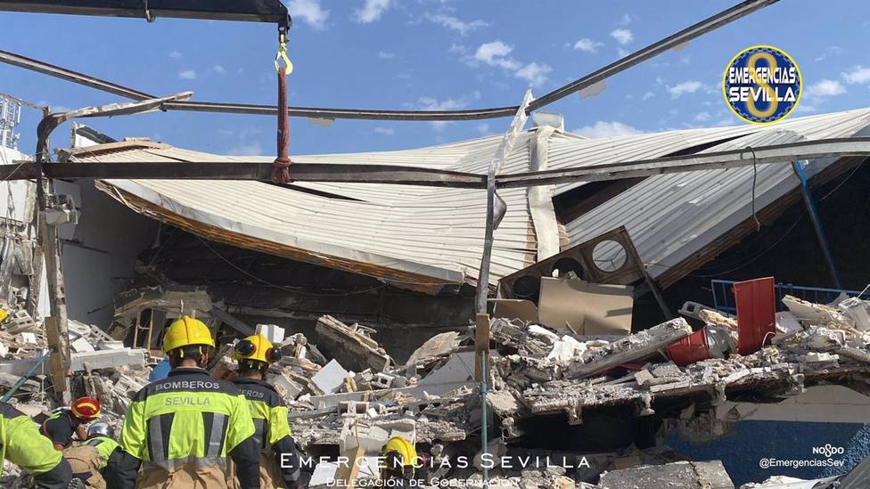 Sevilla.- Sucesos.- Fallece un joven al desplomarse el techo de una nave en obras en el PolÃ­gono Aeropuerto