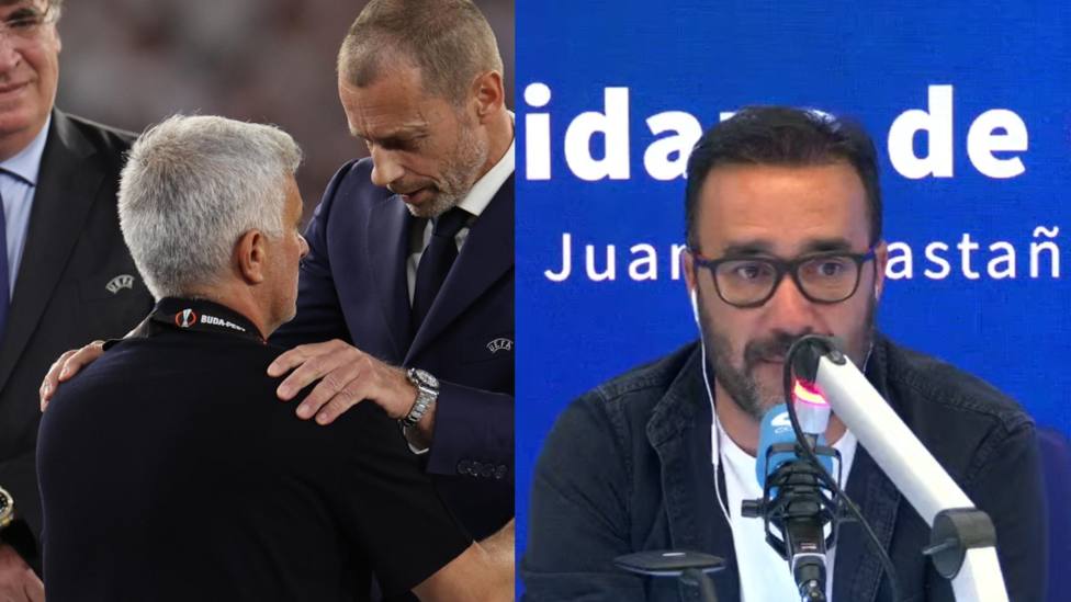 Juanma Castaño y José Mourinho