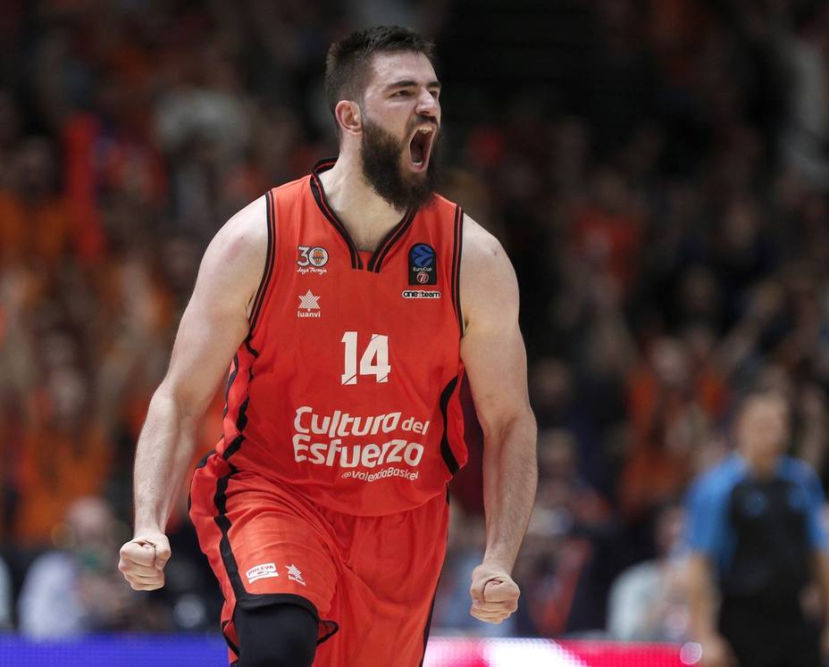 Bojan Dubljevic, jugador del Valencia Basket (FOTO: Valencia Basket)