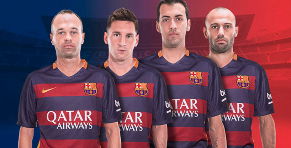 Imagen de los cuatro capitanes del Barça. (www.fcbarcelona.es)