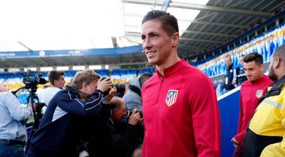 Fernando Torres, delantero del Atlético de Madrid. REUTERS