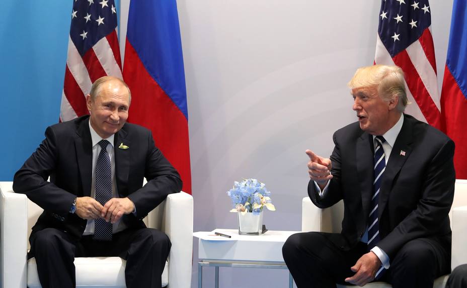 Donald Trump se reúne con el Presidente de Rusia, Vladimir Putin