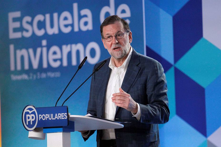 Mariano Rajoy en la Escuela de Invierno del PP en Canarias