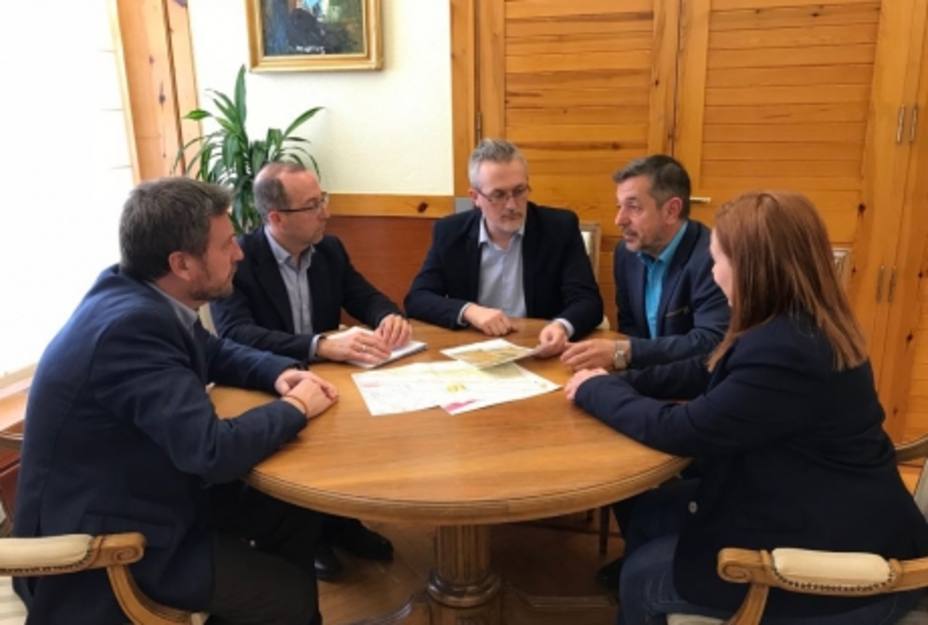 Reunión de los alcaldes de Jaca y Sabiñánigo con Soro