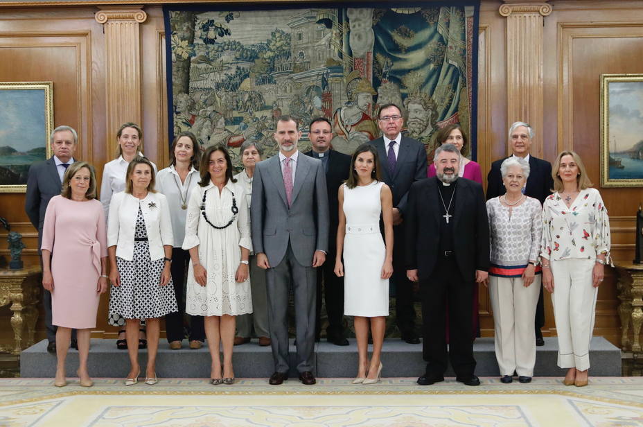 recepción de los Reyes de España a Manos Unidas