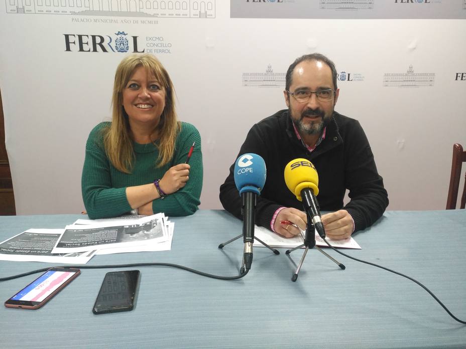 Beatriz Sestayo y Germán Costoya en rueda de prensa
