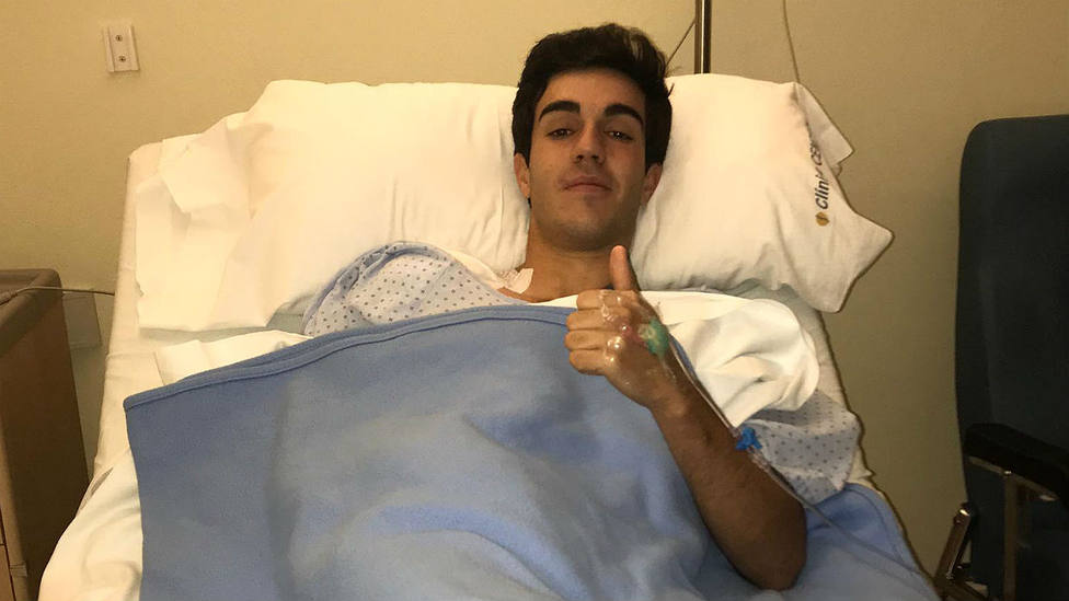 Tomás Rufo tras ser intervenido quirúrgicamente este jueves en Madrid