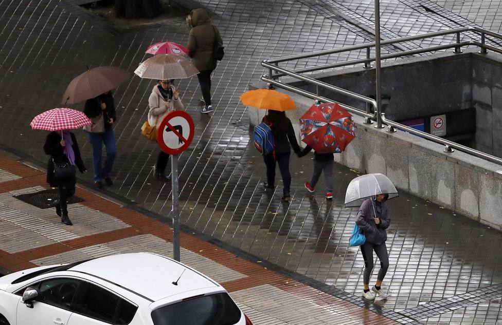 Temporal de lluvia en EspaÃ±a