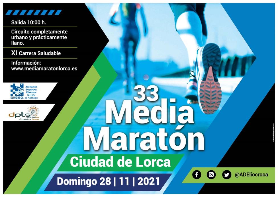 Suspendida la XXXII edición de la Media Maratón Ciudad de Lorca