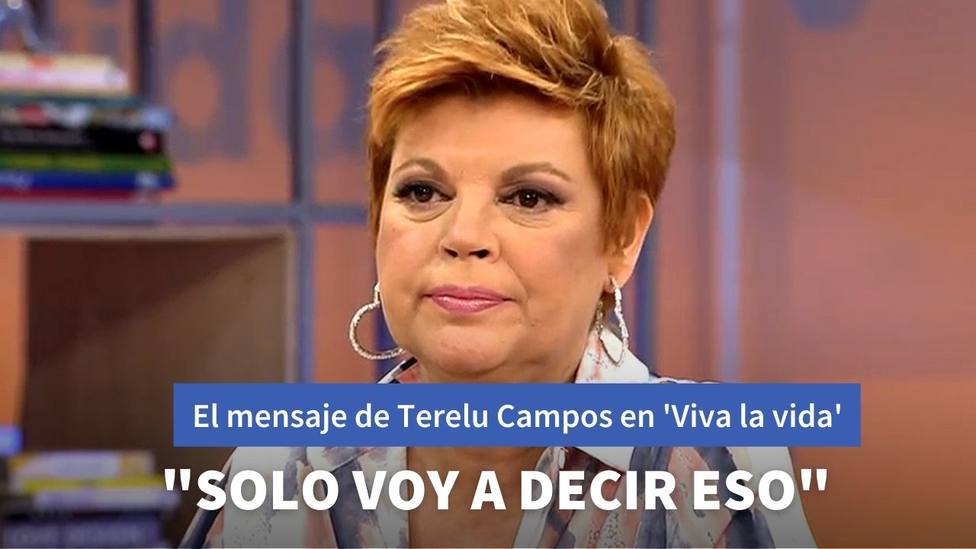 El mensaje definitivo de Terelu Campos tras la polémica con Jorge Javier Vázquez en ‘Viva la vida’
