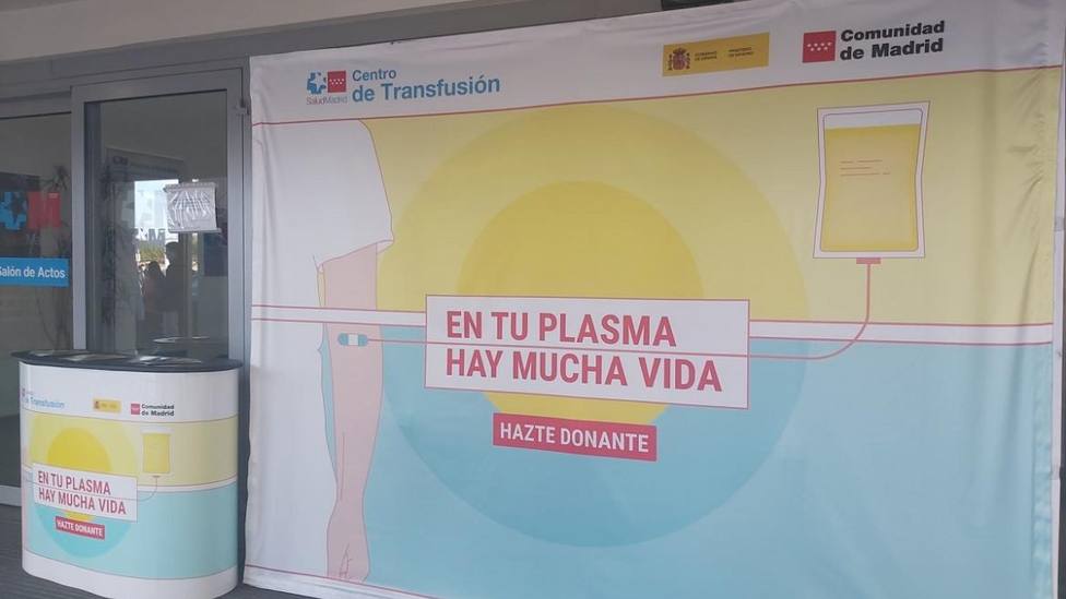 Los donantes de la zona norte acuden al Hospital Universitario Infanta Sofía para participar en el Tour Plasma