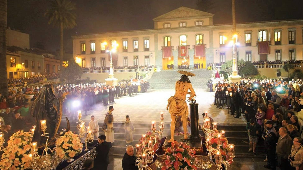 Semana Santa La Orotava: procesión del Señor atado a la Columna