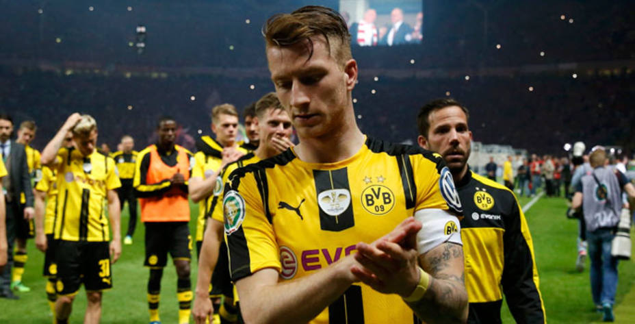 Marco Reus, durante un encuentro reciente con el Dortmund (FOTO - Reuters)