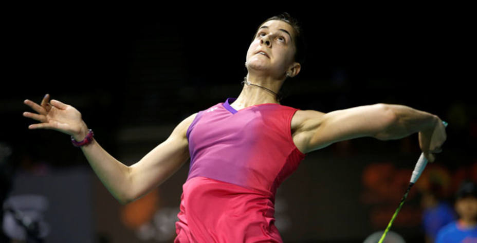 Carolina Marín defiende el título de campeona de Europa de bádminton. Reuters.
