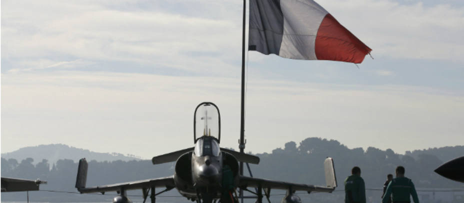 Aviones enviados desde Charles de Gaulle - REUTERS/Jean-Paul Pelissier