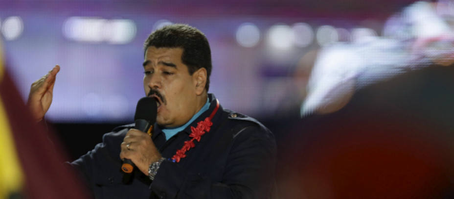 Nicolás Maduro en la campaña política para las elecciones parlamentarias de 2015. Reuters