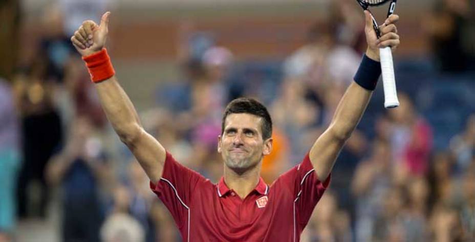 El serbio Novak Djokovic, primer cabeza de serie, cerró la primera jornada con un triunfo. Reuters.