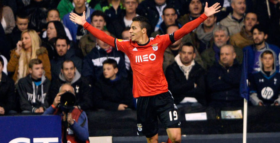 Rodrigo celebra el gol ante el Tottenham (Reuters)