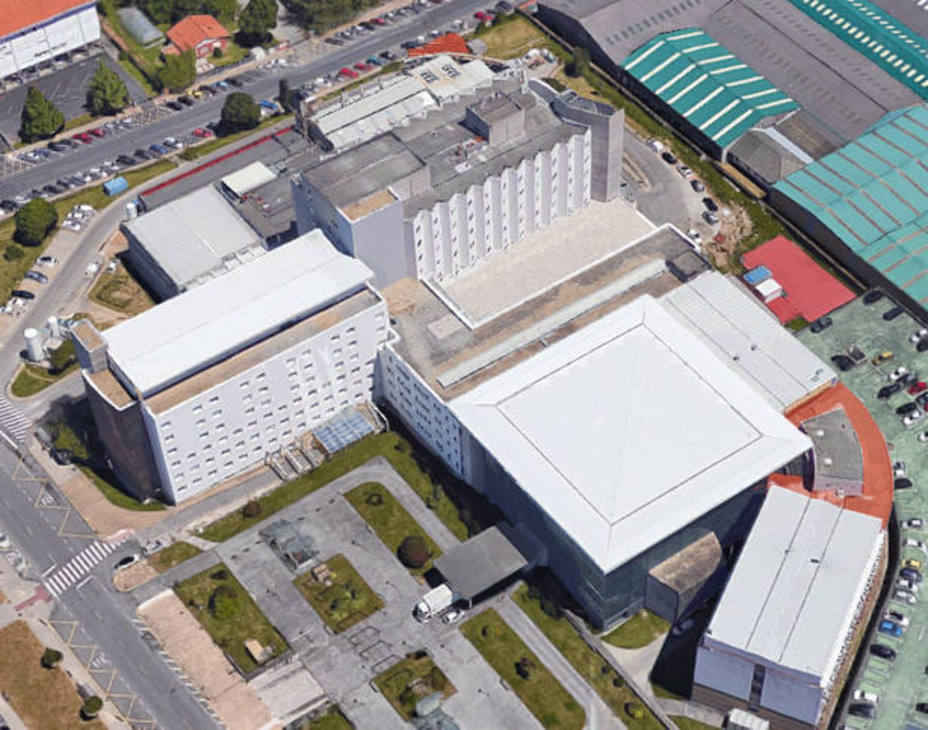 Vista aérea del Hospital Arquitecto Marcide