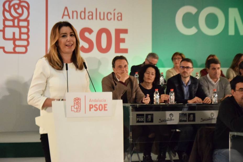 Susana Díaz apela un PSOE unido dentro y fuera de Andalucía que se deje de cuitas y frene a la extrema derecha