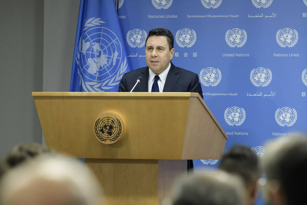 El embajador de Venezuela ante la ONU critica que haya países que quieran una guerra en el país