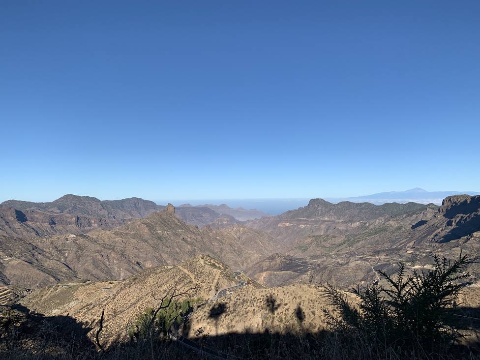 Vista de la zona de El Rincón de Tejeda