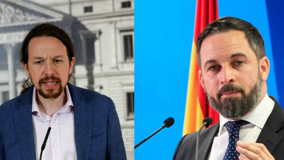 El rifirrafe entre Abascal y Pablo Iglesias por el pin parental: Igual tus hijos acaban siendo marxistas
