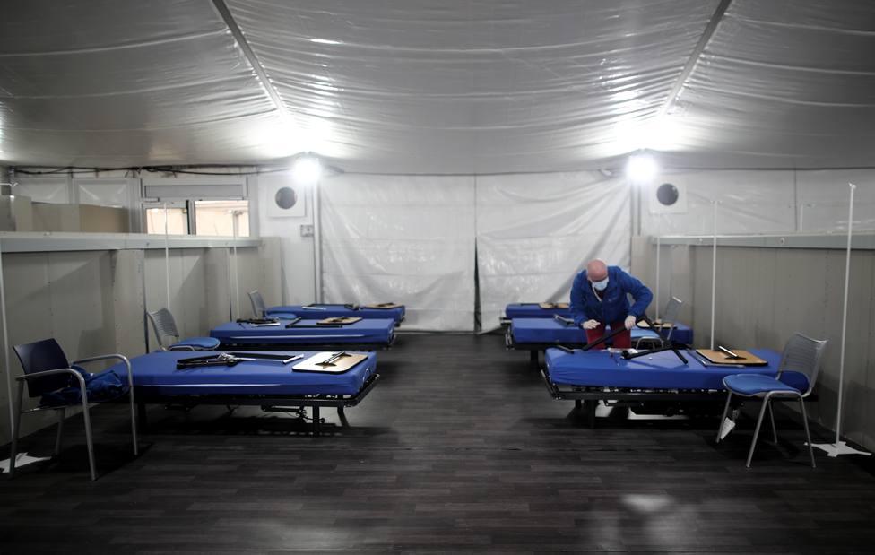 El hospital de campaña Fuenlabrada de 60 camas permitirá afrontar con garantías un eventual alza asistencial