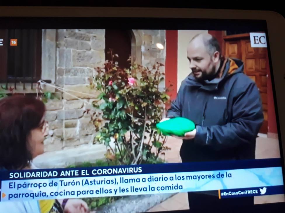 Así responden al desafío del coronavirus las parroquias de un valle minero asturiano