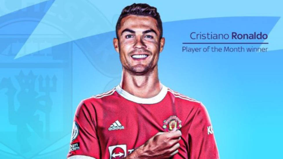 Cristiano Ronaldo, mejor jugador de la Premier League en septiembre