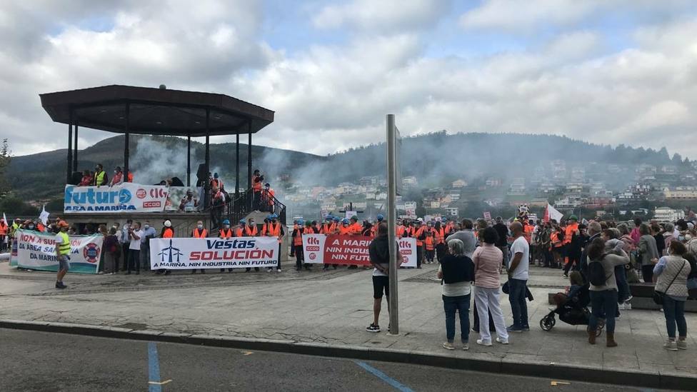 La última gran manifestación convocada por los tres sindicatos mayoritarios fue el 17 de octubre en Viveiro