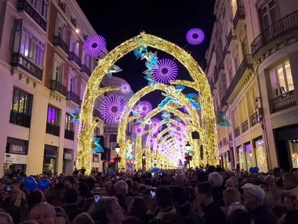 Málaga encenderá las luces de Navidad el 26 de noviembre, con dos horas menos al día
