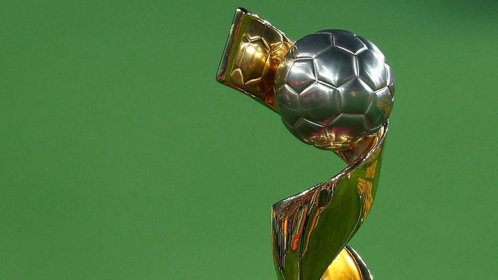 Detalle del trofeo del Mundial femenino de fútbol. CORDONPRESS