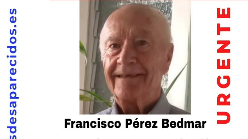 Se busca a Francisco Pérez, un hombre mayor y vulnerable desaparecido en Almuñécar