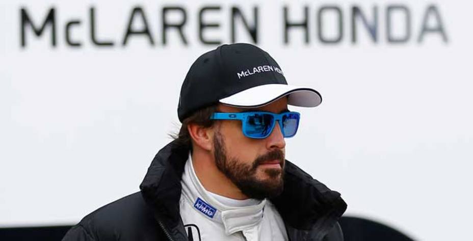 Alonso, durante la presentación. (Reuters)