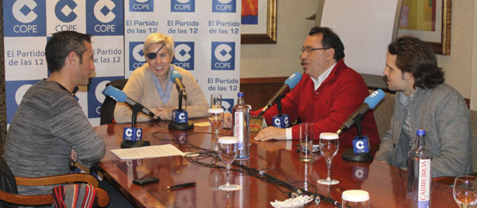 María de Villota durante un momento de la entrevista en El Partido de las 12.Foto cope