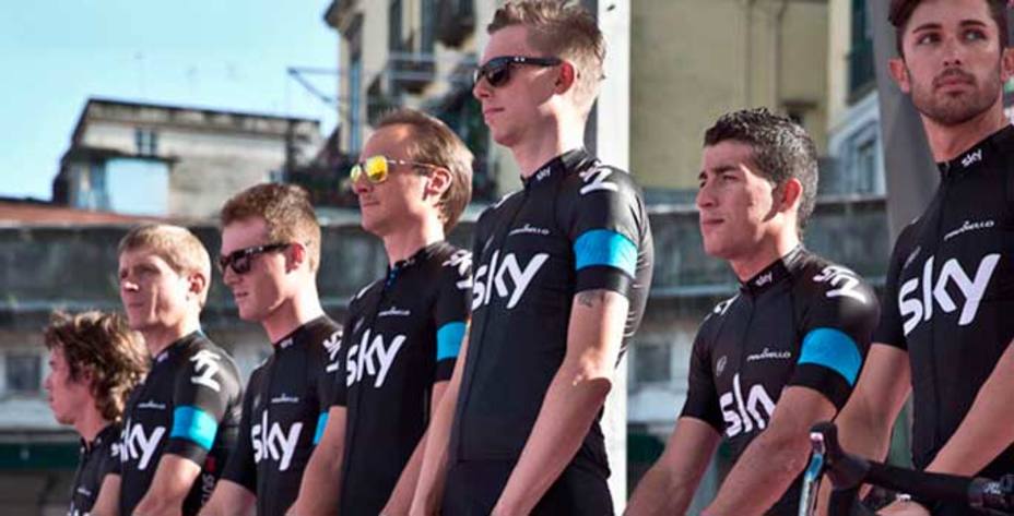 Sky, equipo ganador de la contrarreloj de la segunda etapa