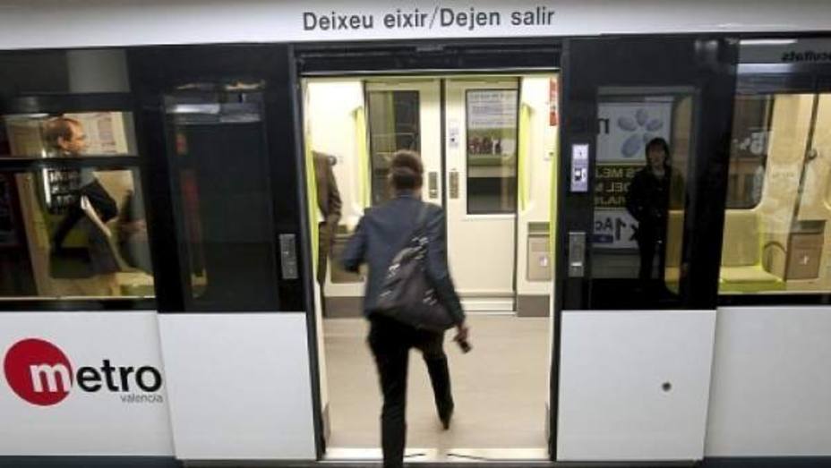 Nueve detenidos por desatar el pánico en el Metro de Valencia